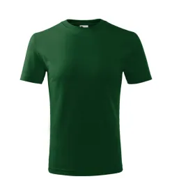 Tričko dětské Classic New 135 - 110 cm/4 roky - lahvově zelená