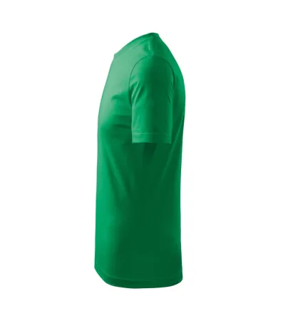 Tričko dětské Basic 138 - 134 cm/8 let - středně zelená