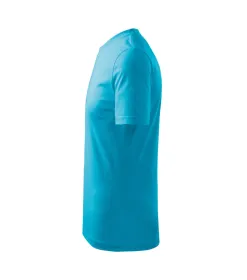 Tričko dětské Basic 138 - 146 cm/10 let - tyrkysová