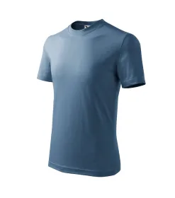 Tričko dětské Basic 138 - 110 cm/4 roky - denim