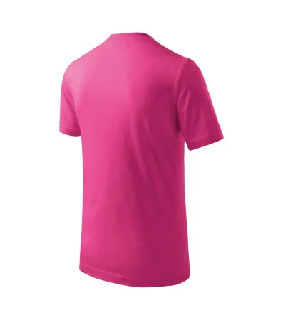 Tričko dětské Basic 138 - 122 cm/6 let - malinová