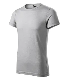 Tričko pánské Fusion 163 - 2XL - stříbrný melír