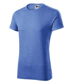 Tričko pánské Fusion 163 - S - modrý melír