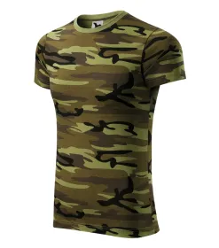 Tričko unisex Camouflage 144 - XL - camouflage green
