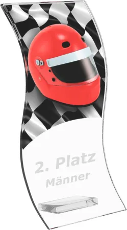 Skleněná trofej CR4142M34 Výška cm: 12