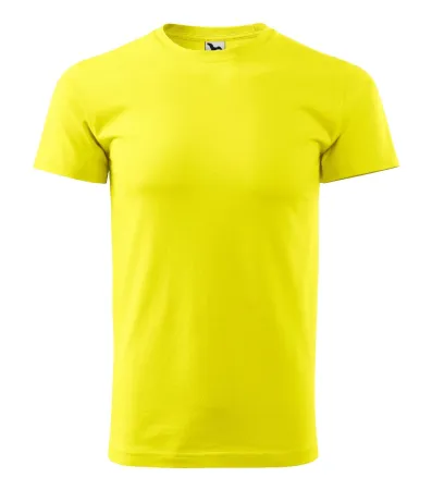 Tričko unisex Heavy New 137 - M - citronová