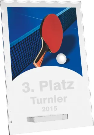 Skleněná trofej CR4244M14 Výška cm: 15