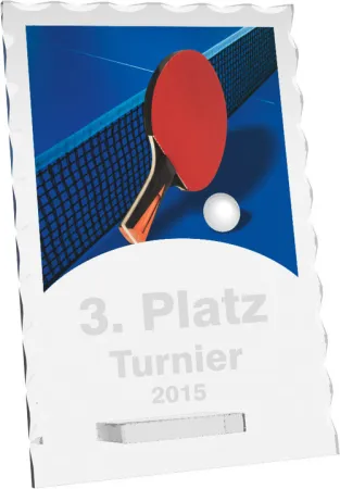 Skleněná trofej CR4244M14 Výška cm: 15