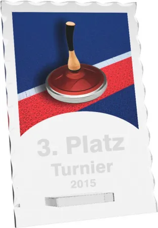 Skleněná trofej CR4244M17 Výška cm: 15