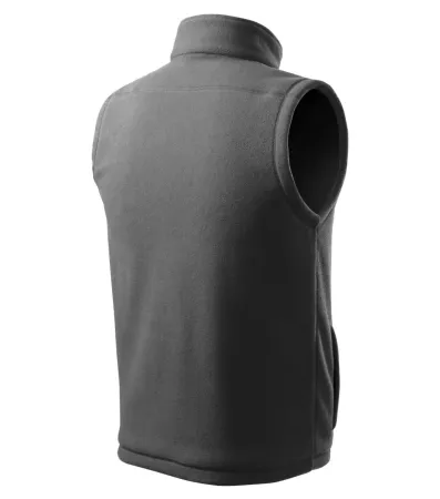 Fleece vesta unisex Next 518 - M - ocelově šedá