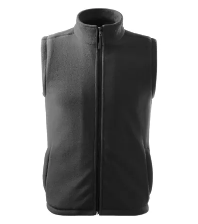 Fleece vesta unisex Next 518 - M - ocelově šedá