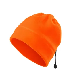 Fleece čepice unisex HV Practic 5V9 - uni - fluorescenční oranžová