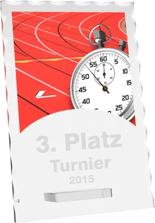 Skleněná trofej CR4244M29 Výška cm: 15