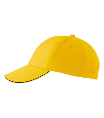Čepice unisex Sandwich 6P 306 - nastavitelná - žlutá