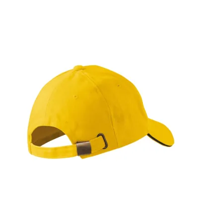 Čepice unisex Sandwich 6P 306 - nastavitelná - žlutá