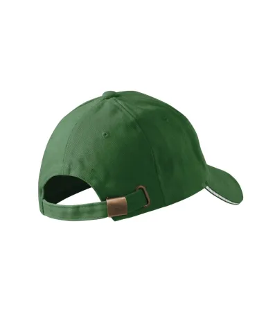 Čepice unisex Sandwich 6P 306 - nastavitelná - lahvově zelená