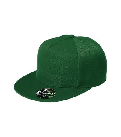 Čepice unisex Rap 5P 301 - nastavitelná - lahvově zelená