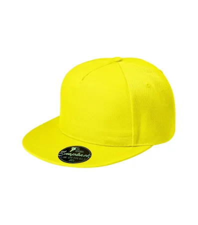 Čepice unisex Rap 5P 301 - nastavitelná - citronová