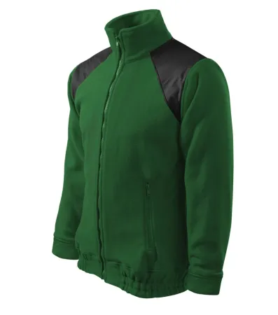 Fleece unisex Jacket Hi-Q 506 - 3XL - lahvově zelená