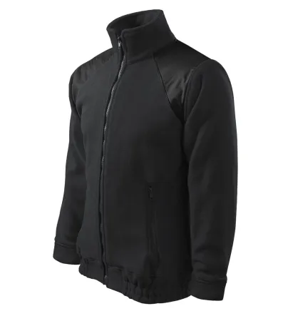 Fleece unisex Jacket Hi-Q 506 - M - ebony gray
