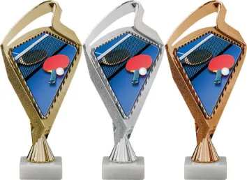 Plaketa PL0050M24 | Stolní tenis Barva: bronz