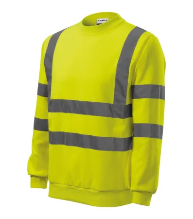 Mikina unisex HV Essential 4V6 - 2XL - fluorescenční žlutá