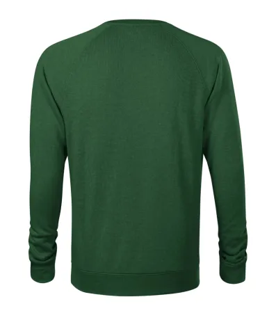 Mikina pánská Merger 415 - 3XL - lahvově zelený melír