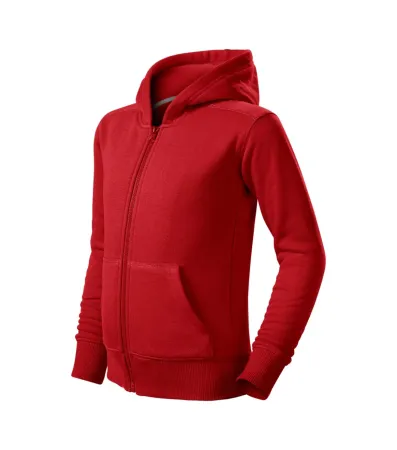 Mikina dětská Trendy Zipper 412 - 134 cm/8 let - červená