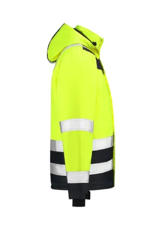 Pracovní bunda unisex Midi Parka High Vis Bicolor T51 - S - fluorescenční žlutá