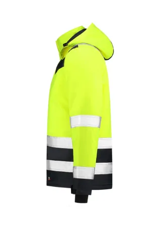 Pracovní bunda unisex Midi Parka High Vis Bicolor T51 - S - fluorescenční žlutá