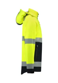 Softshellová bunda unisex Bi-color EN ISO 20471 Softshell T52 - 4XL - fluorescenční žlutá
