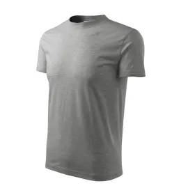 Tričko unisex Base R06 - S - tmavě šedý melír
