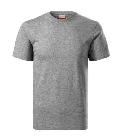 Tričko unisex Base R06 - M - tmavě šedý melír