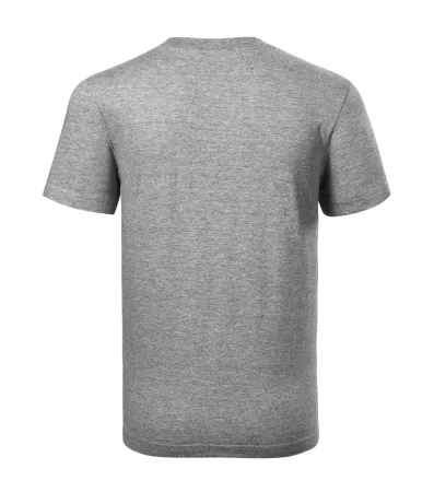 Tričko unisex Base R06 - M - tmavě šedý melír