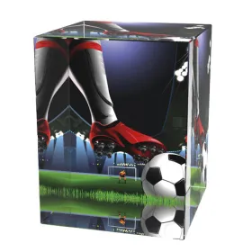 Skleněná trofej CR3065M1 | Fotbal Výška cm: 10, Šířka cm: 5, Hloubka cm: 5