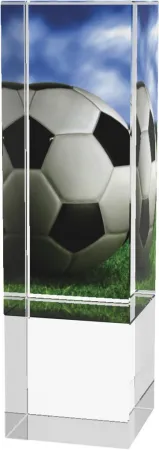 Skleněná trofej CR4034M1 | Fotbal Výška cm: 15