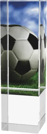 Skleněná trofej CR4034M1 | Fotbal Výška cm: 15