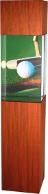 Golfová trofej - kombinace skla a dřeva CR3067M20 | Golf Výška cm: 20, Šířka cm: 5
