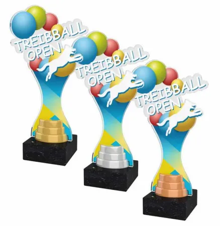 Akrylátová trofej ACBTM64 | Kynologie Výška cm: 23,5, Barva: bronz