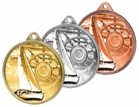 Medaile MDLR001M115 | Vodní sporty Barva: zlato, Stuha: ST3
