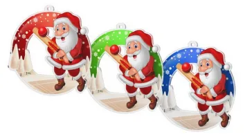 Akrylátová medaile VSC3009 Barva: červená, Stuha: ST4