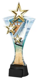 Akrylátová trofej ASTAR001M30 | Jachta Výška cm: 32,5