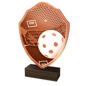 Dřevěná plaketa TFRW125 | Florbal Výška cm: 13,5