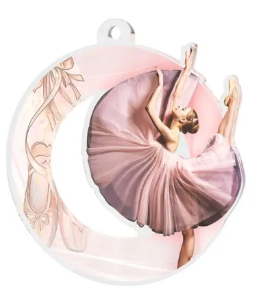 Akrylátová medaile MDA0010M50 | Balet Stuha: ST10, MD průměr: 6