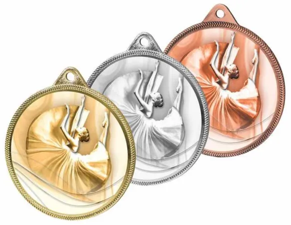 Medaile MDLR001M101 | Balet Barva: bronz, Stuha: ST8