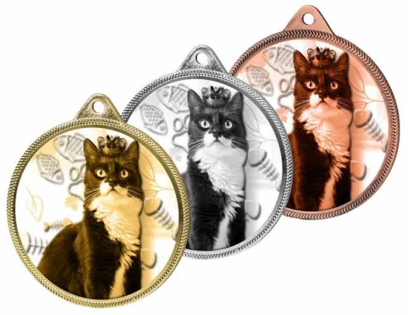 Medaile MDLR001M110 | Chovatelství Barva: stříbro, Stuha: ST4