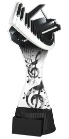 Akrylátová trofej ACUTCM94 | Hudba Výška cm: 19, Šířka cm: 8.5