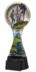 Akrylátová trofej ACUTCM100 | Turistika Výška cm: 25.5, Šířka cm: 11