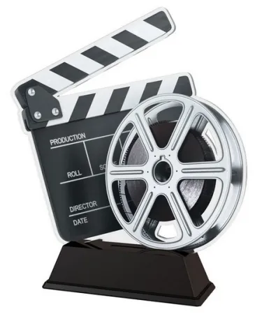 Akrylátová trofej FA210M55 | Film Výška cm: 14.5, Šířka cm: 11.5