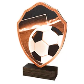 Dřevěná plaketa TFRW004 | Fotbal Výška cm: 14,5